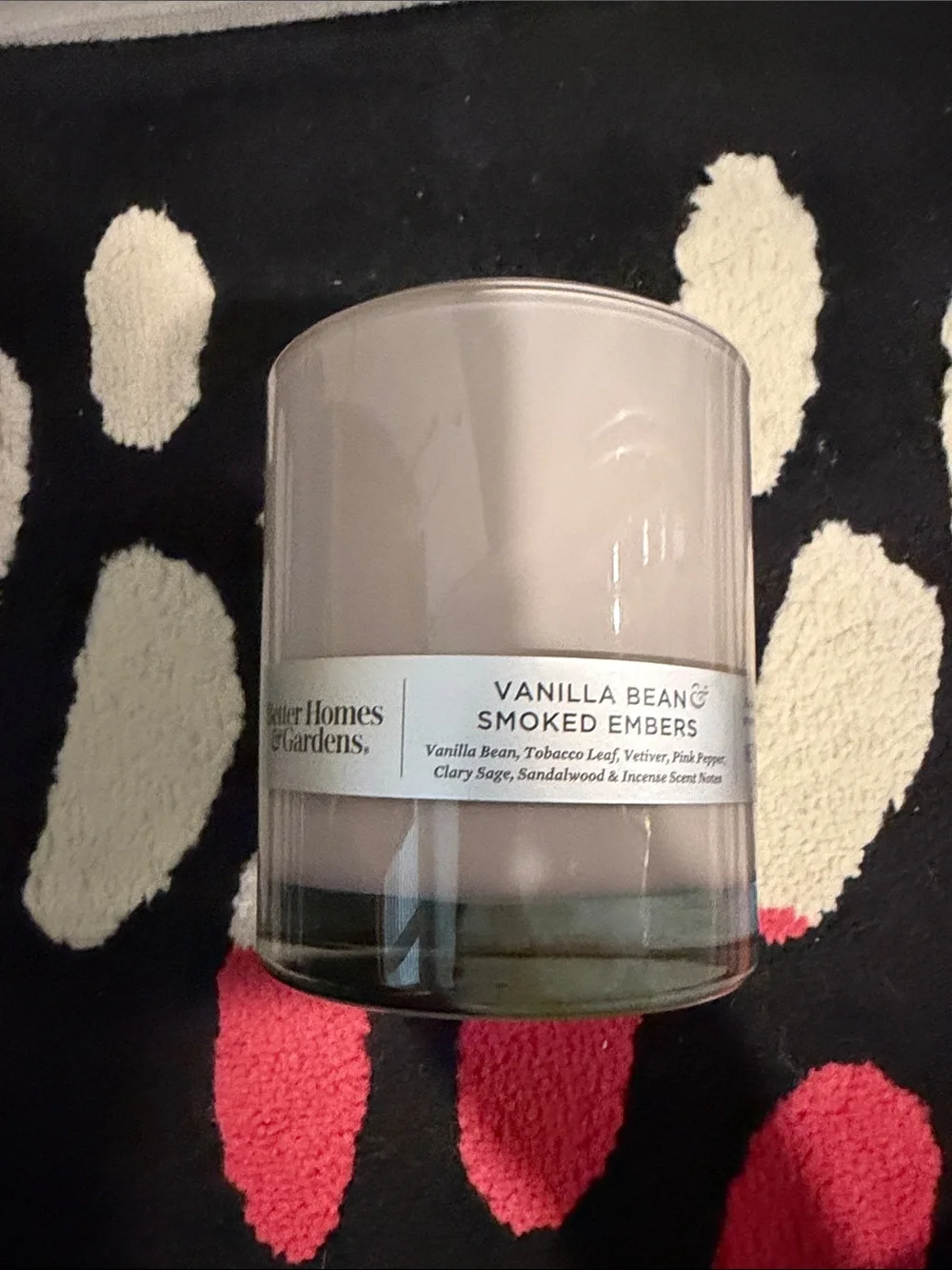 Better Homes And Gardens Cream Vanilla Bean & Smoked Embers Scented Jar